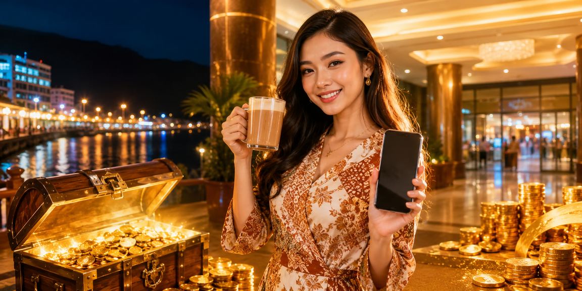 Paparan kasino mudah alih Malaysia di telefon pintar dengan antara muka bersih dan pantas